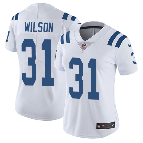 Indianapolis Colts #31 Limited Quincy Wilson White Nike NFL Road Women Vapor Untouchable jerseys->indianapolis colts->NFL Jersey